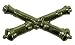 Civil War Reproduction Artillery Brass Hat Insignia