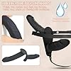 BDSMYEE Strap on Dildos mit 10 Vibrationsmodi,Vibration Dildoschwanz für Frauen,Strap On Umschnall für Frauen,Umschnalldilodo Umschnallpenis mit Fernbedienung für Frauen (schwarz) #5