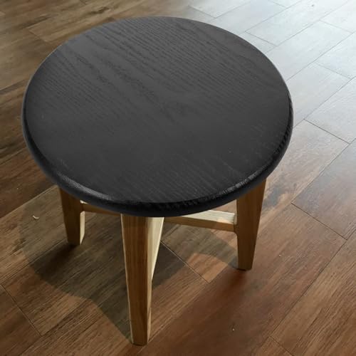 Surface élégante en bois véritable pour kit de remplacement tabouret - 3