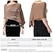 Chicingyou Women Fall Knitted Poncho Shrug Women Autumn Blouse Top Lightweight Sweater Poncho Bolero for Evening Dress Skirt(Khaki)