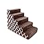Brown Lattice Print