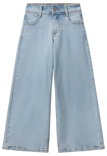 Pantalone 45once03r Benetton fille bleu taille 120 cm