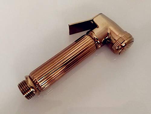 Rose Gold Brass Bidet Sprayer Hand held Toilet Bidet Spray Set Copper Bathroom Toilet Shower Head Jet Set,only Bidet