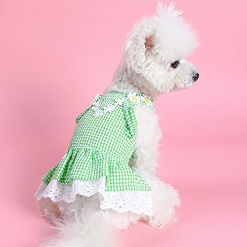 Vestido floral para perro Lovely Puppy talla M miniatura 6