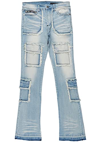 Men's Tyrell Stacked Flare Cargo Jean2