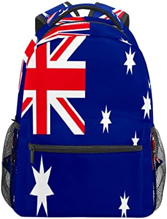 Girls Backpack for Teen Kid Lightweight Travel School Bag Australia Flag Casual Daypack Laptop Backpacks for Men Women