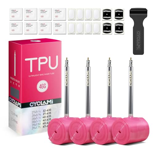Chambre à air en TPU 700 x 32-47C évite les pincements valve Presta 65 mm