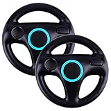 Top Souls Mario Kart Racing Wheel for Nintendo Wii - 2 Pack Original Black