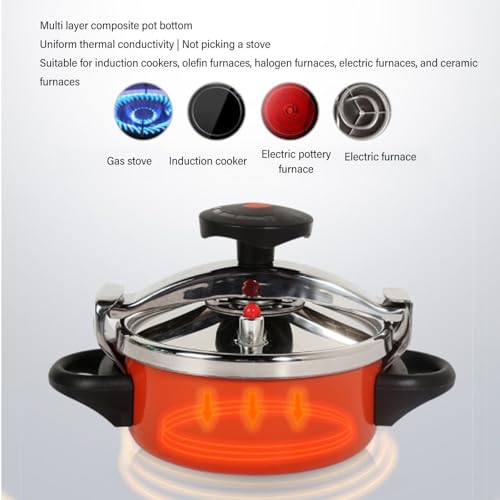 Olla a presión acero inoxidable 2 L miniatura 3
