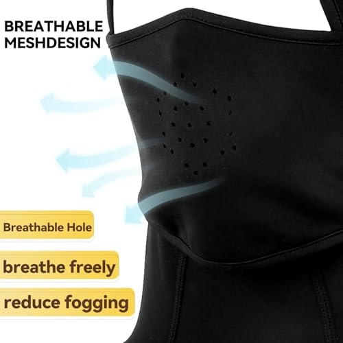 Kids Balaclava Ski Mask- Thermal Fleece Full Face Cover Winter Balaclava with Movable Face Part for Skiing Skating Cycling2