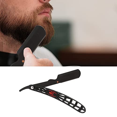 Suporte de Lâmina de Barbeiro, Suporte de Lâmina Reto Ergonômico Seguro Em Aço Inoxidável Profission