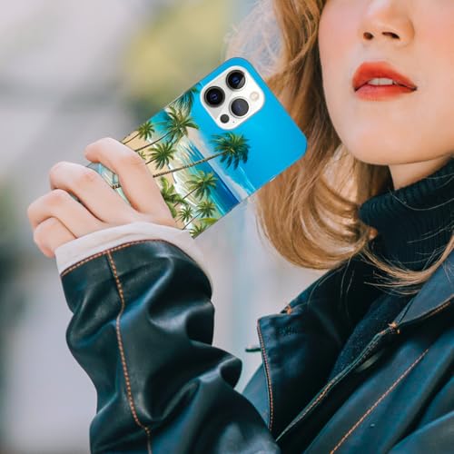 Coque iPhone 12 Pro Max palmiers plage GlamCase protection rigide - 3