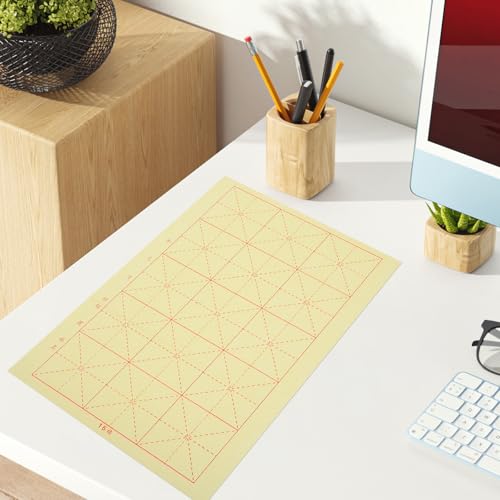 Papel de arroz chino con cuadrícula TOKIDNY 200 hojas para caligrafía en casa 5