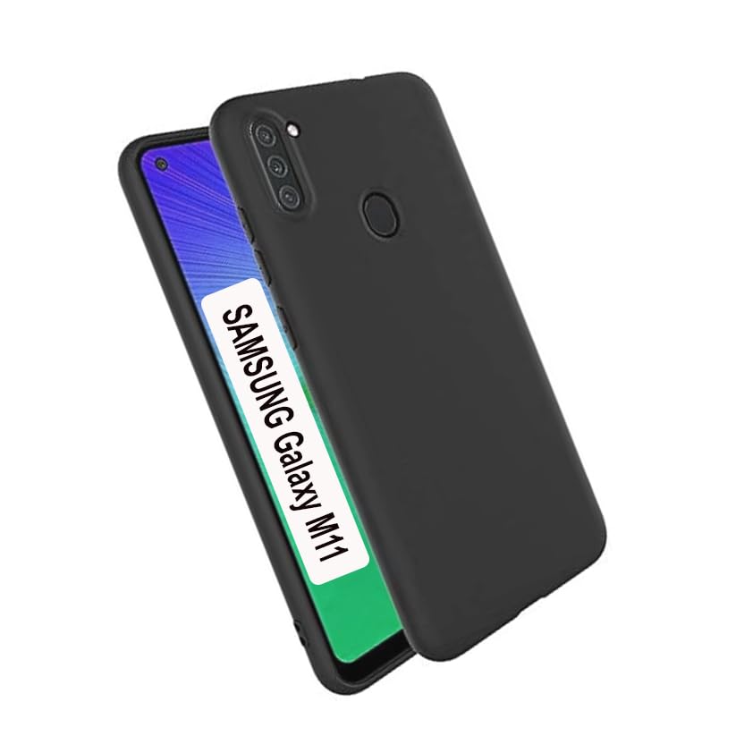 COBERTA Back Cover for SAMSUNG Galaxy M11 Back Cover Case - Black Silicon (B0CSDJS4CM) Amazon Price History, Amazon Price Tracker