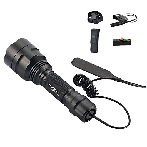 Kit de linterna con soporte para mira Cree XM L de Forrader, para rifle de caza, de aire