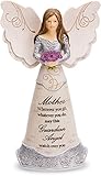 Pavilion Gift Company Elements Mother Guardian Angel Figurine, 6', Purple