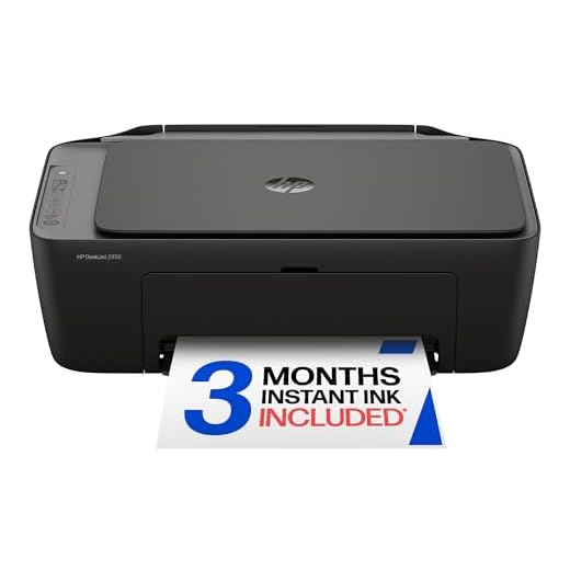 HP DeskJet 2955 Wireless All-in-One Color Inkjet Printer, Scanner, Copier, Best-for-Home, 3 Month Trial of Instant Ink Included, AI-Capable (A24HJA)