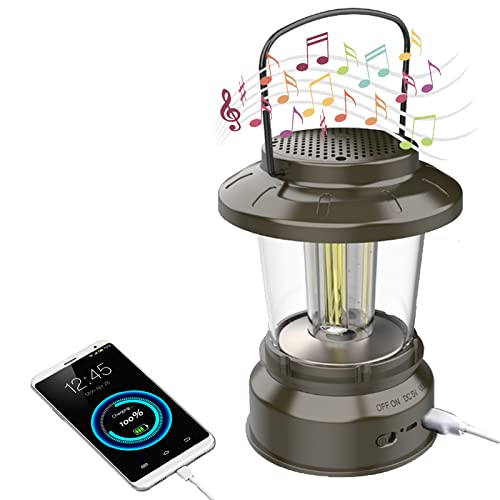 Lanterne Camping Rechargeable, XRR USB Vintage Portable Lanterne Camping Dimmable Lumière Blanche Chaude Type C Lampe Camping Lampe LED pourBivouac, Pêche, Randonnée, Cave, etc Cover