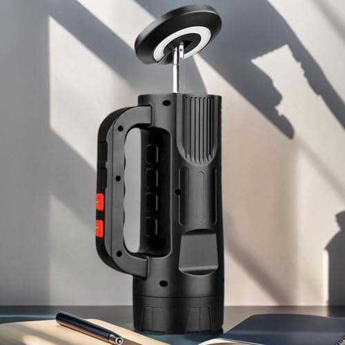 Linterna LED para camping de aleación de aluminio y cabezal de 360° 6