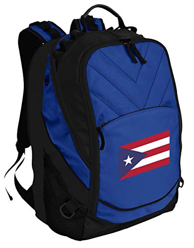 Broad Bay Puerto Rico Backpack Puerto Rico Flag Bag w/Laptop Section