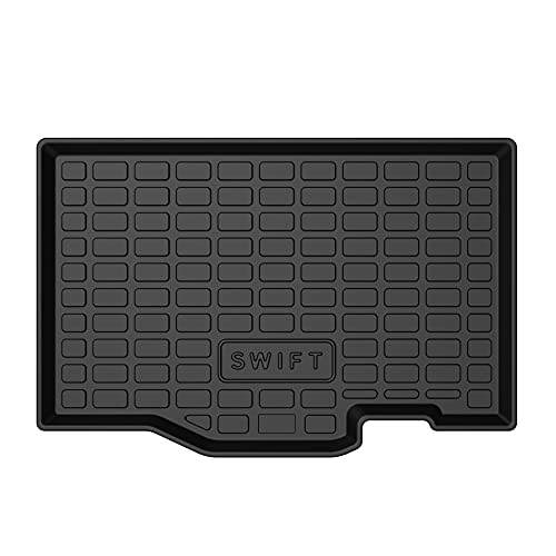 Image of GFX Tpv Luxury 3D Car Trunk Mat /Boot Dicky Mats Waterproof and Antiskid Compatible with Maruti Suzuki Swift 2018 Onward(Automatic /Manual),Black