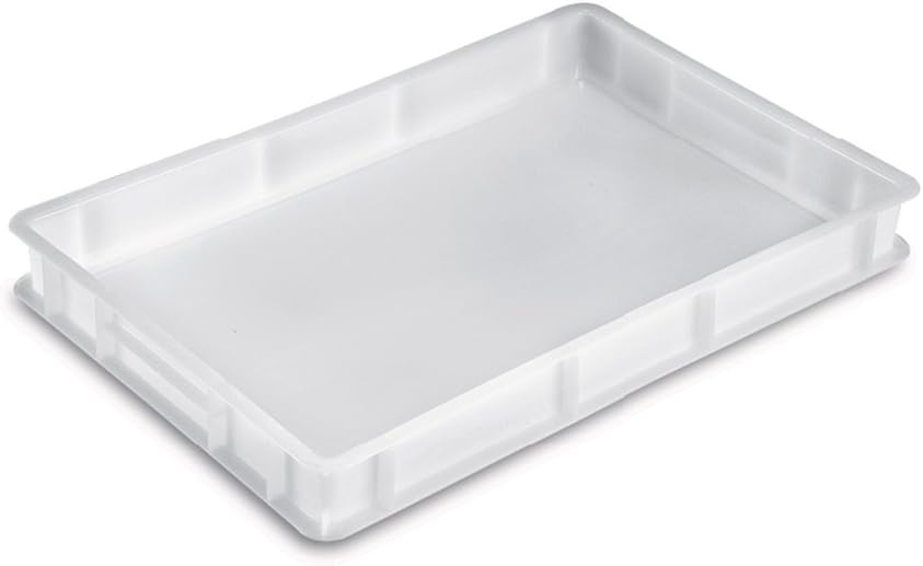 Giganplast GIG Model Service Pizza Bread Dough Box, 60X40X7 cm, White