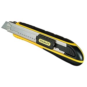 Stanley – FatMax 0-10-481 CÃºter Cartucho, 18 mm, Negro, Amarillo, 18mm