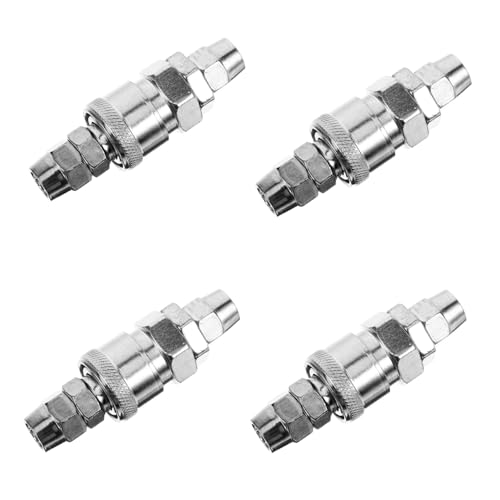 4 raccords de tuyau d'air avec connexion rapide et étanchéité absolue