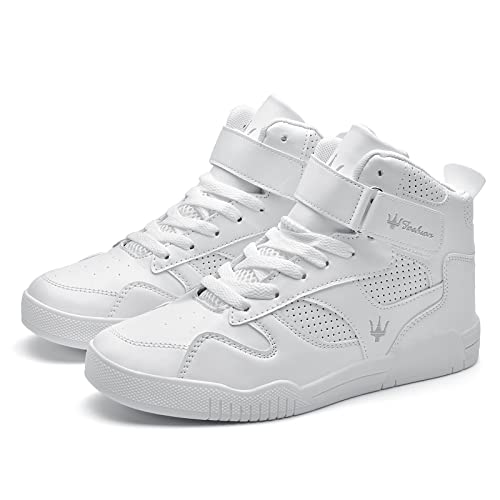 Image of Men's High Top Breathable Leather Street Sneakers
