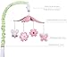 Floral Crib Mobile - Flower Baby Mobile for Crib - Musical Crib Mobile - Fun Whimsical Musical Mobile for Cribs - Rotating Nursery Mobile for Crib - Baby Crib Mobile for Boys and Girls
