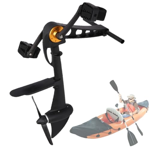 Pedal de kayak, timón con accionamiento por pedal diseñado para kayaks compatibles, tabla de remo inflable para pesca, caza, adultos y niños, dispositivo de propulsión resistente y con accionamiento