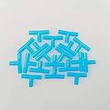 5/16''(8mm) Barb Fitting Plastic Tee T-Connector (20-PACK) for Water/Air