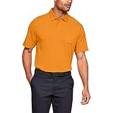 Camisa polo Under Armour CC Scramble Polo Camisa Polo de Golf, Hombre, Naranja, MD