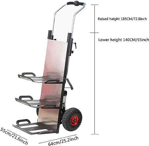 Carretilla eléctrica para subir escaleras 650W con batería miniatura 5