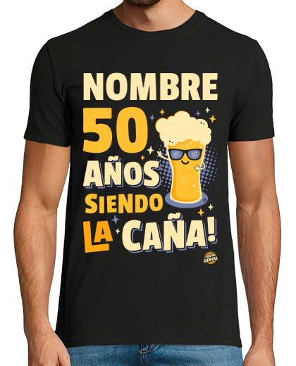 Latostadora Camiseta Personalizada 50 Años - Regalo Original Cumpleaños Hombre - Camiseta La Caña