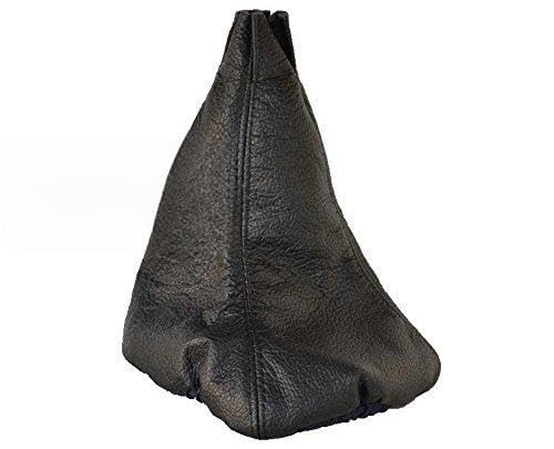 The Tuning-Shop Ltd for Saab 95 9-5 1997-2010 Manual Shift Boot Shift Boot Black Italian Leather with Black Stitch