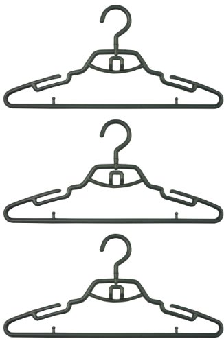 シンコハンガー 衣類ハンガー 「S&F リレーカジュアル」 3P ブルーグレー