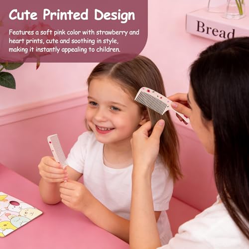 Set de Peines Mini Cute con Diseño de Fresa – 2 Piezas miniatura 5