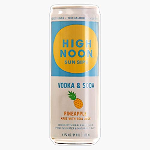 High Noon Pineapple Waterproof Vinyl Window Bumper Sticker Decal 5'