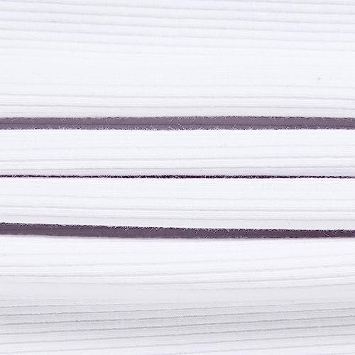 GEMBERA - Camiseta Informal Ajustada básica sin Mangas para Mujer Acanalada de Cuello Alto de algodón, Blanco, S