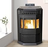 SCHENGER Pelletofen HLP3602 (Schwarz)