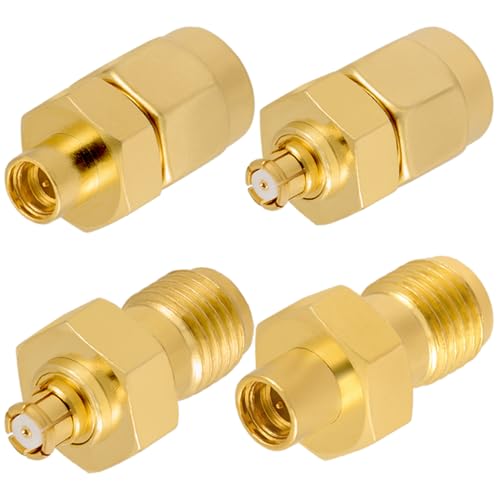 Adaptateur SMA vers SMP 50 Ohm à haute fréquence et faible perte pour antenne réseau coaxial