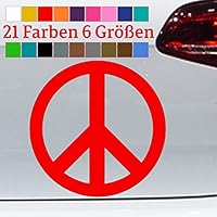 Generisch Peace - Adesivo Per Simbolo Della Pace, Stile Punk 80, Hippie - Foto 10