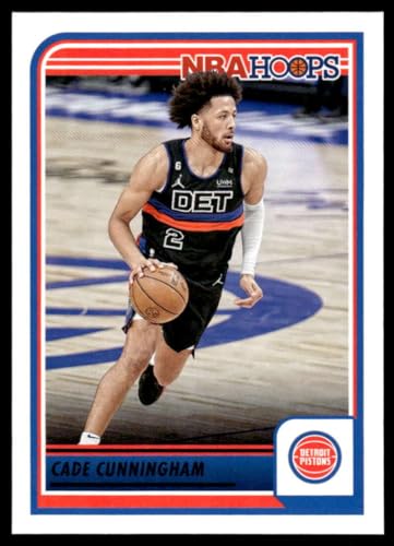 2023-24 Hoops #188 Cade Cunningham Detroit Pistons NBA Basketball Trading Card