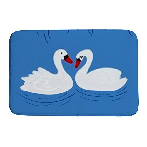Tapis de bain lavable en machine SwanShower microfibre - 2