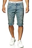bermudas capri Bund, schöne Denim Waschung, sehr bequem durch Stretch-Anteil - PASSFORM: Regular Fit - unser Model ist 1,86m groß und trägt die Größe M (Medium). Trägst du für gewöhnlich eine Größe M? Dann ist diese auch von uns ideal für dich!