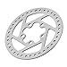 110mm Electric Scooter Disc Brake Rotor with 5 Hole, Disc Brake Rotor Replacement for Mountain for Gotrax Electric Scooter GXL V2