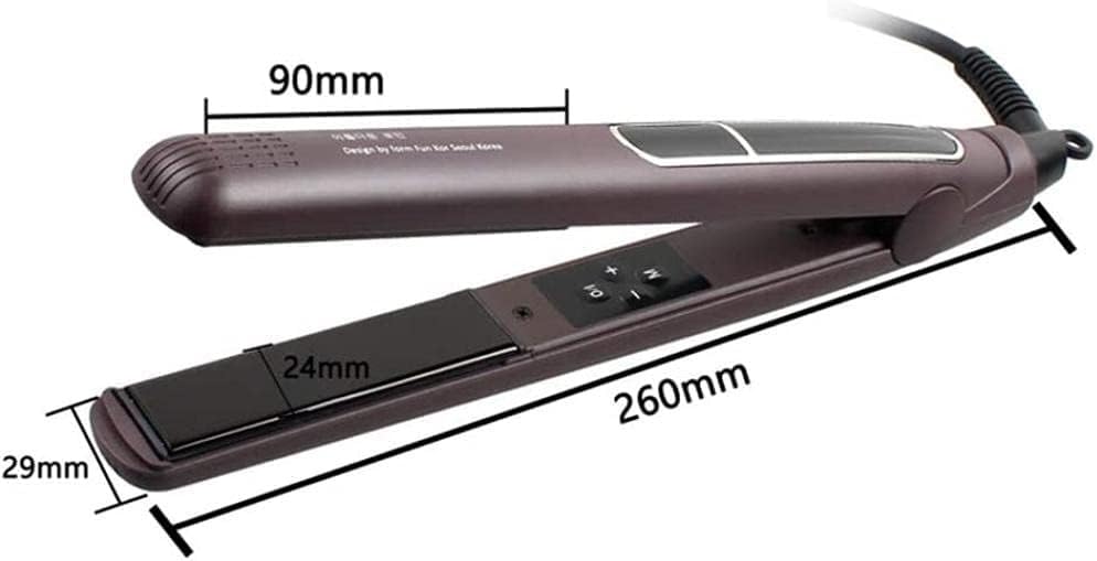 Plancha para cabello con placas grandes de cerámica flotantes, herramienta de peinado eficiente y que ahorra energía miniatura 5