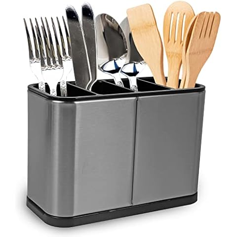 Vivo Technologies Stainless Steel Utensil Caddy Cover