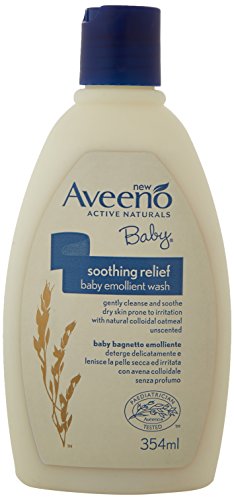 Aveeno - Lavado emoliente para bebés con alivio de calma, 354 ml